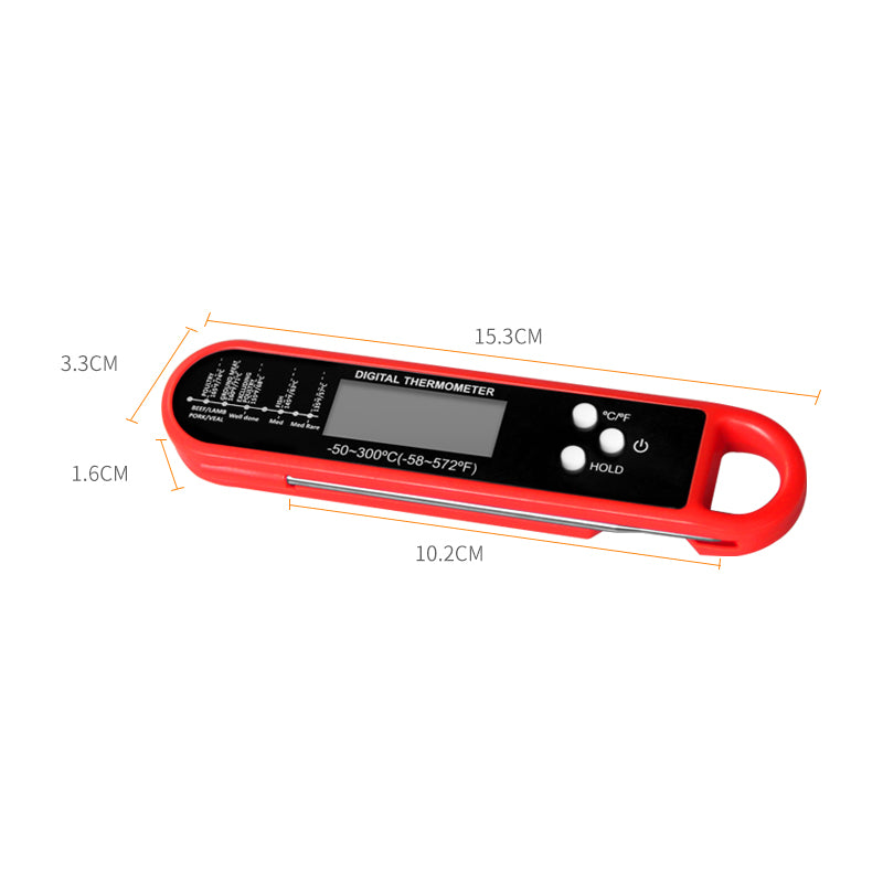 Meat Thermometer Digital - Instant Read Food Thermometer for Cooking Grilling Air Fryer Griddle Probe Kitchen Gadgets Essentials BBQ Accessories Grill Gifts for Men Him Dad Fathers Day