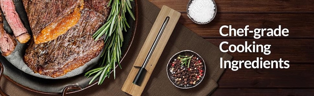 Grill Thermometer CirSureas BluetoothThermometer Digital Wireless for Rotisserie Grill Oven,Unlimited Range Dishwasher Waterproof Bluetooth Meat Thermometer for iOS & Android