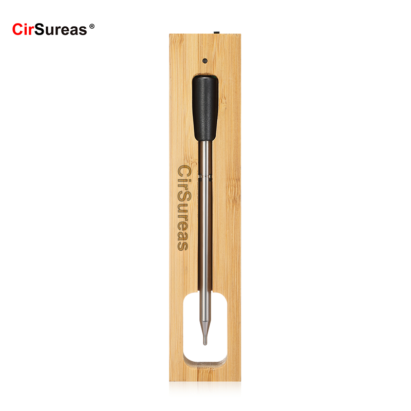 CirSureas Wireless Meat Thermometer 5.2 bluetooth food thermometer for Beef Turkey Lamb,500Ft Remote Range for BBQ, Oven, Grill, Kitchen, Smoker,Stover, Rotisserie