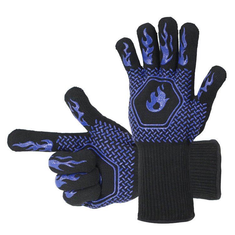 BBQ Gloves – 1472°F Silicone, Non-Slip for Grilling, Cooking & Baking
