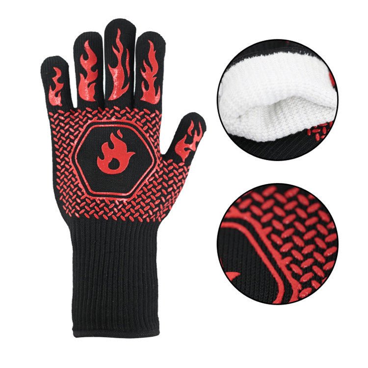 BBQ Gloves – 1472°F Silicone, Non-Slip for Grilling, Cooking & Baking