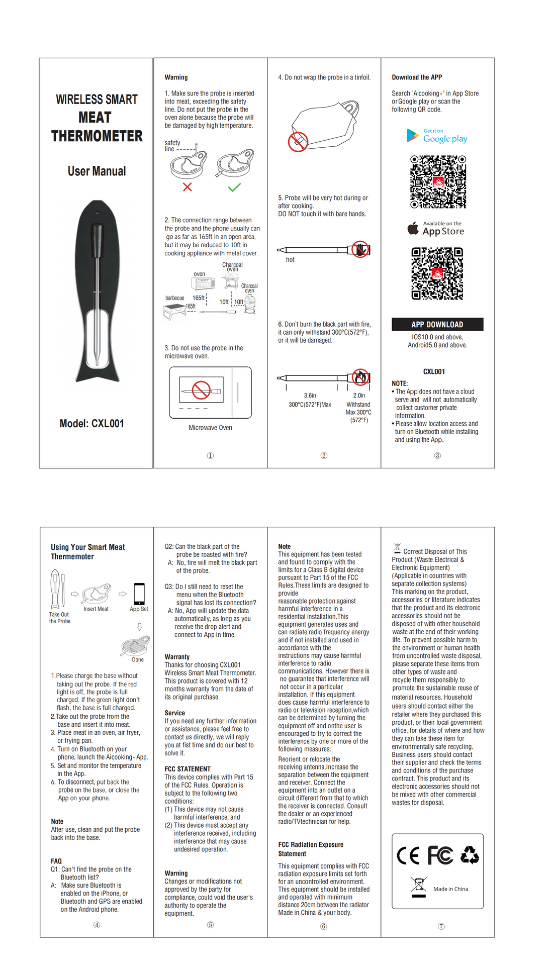 CirSureas  CXL001-P Product manual