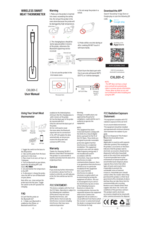 CirSureas cxl001-c Product manual