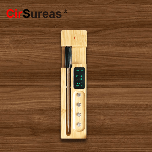 cirsureas third-generation digital display wireless food thermometer, freeing you from the hassle of wireless thermometers that require an app.