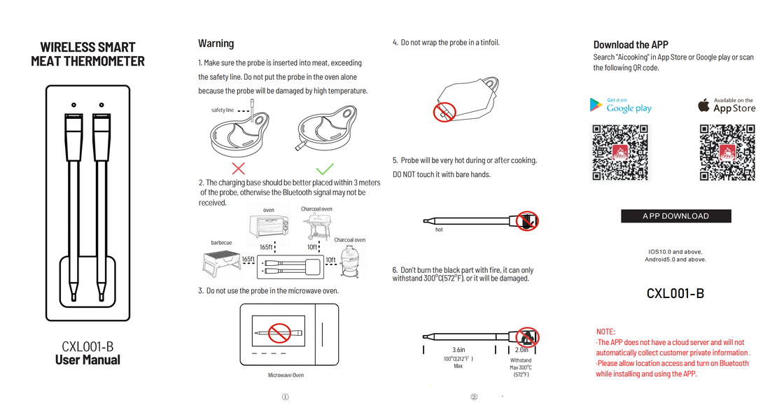Cirsureas cxl001-b Product manual