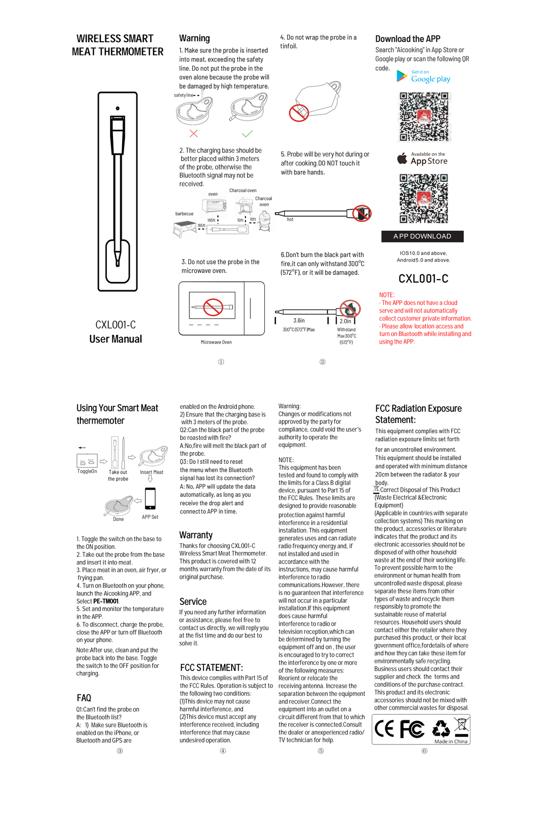 CirSureas cxl001-c Product manual